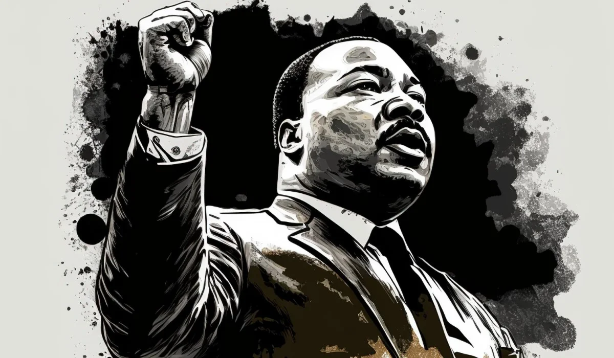 Ilustración de Martin Luther King Jr.